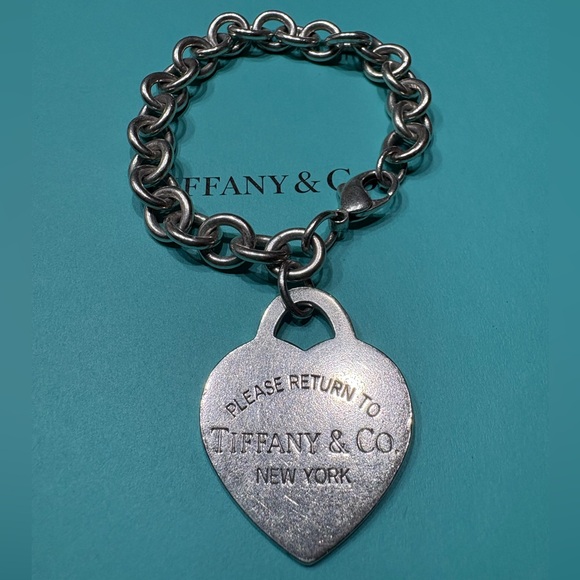 Tiffany & Co. Silver Heart Tag Bracelet